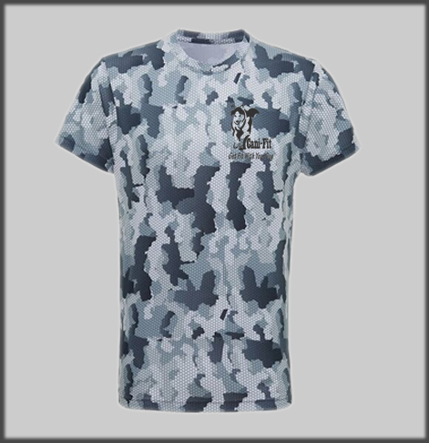 Cani Fit Male Hexoflage Tech T
